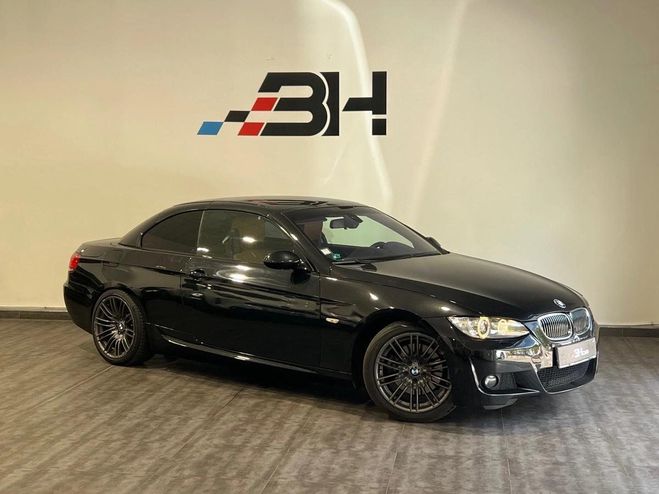BMW Serie 3 325i CABRIOLET 3.0 PACK M / SUIVI COMPLE Noir de 2008