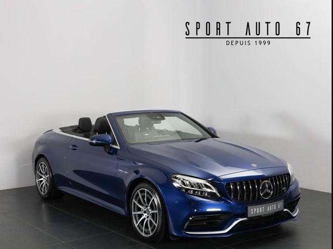 Mercedes Classe C 63 AMG CABRIOLET V8 4.0L bi turbo Brillant Blue Metal de 2019