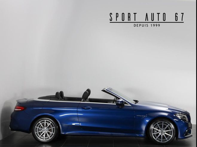 Mercedes Classe C 63 AMG CABRIOLET V8 4.0L bi turbo Brillant Blue Metal de 2019
