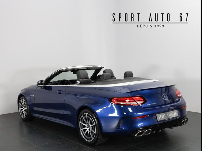 Mercedes Classe C 63 AMG CABRIOLET V8 4.0L bi turbo Brillant Blue Metal de 2019