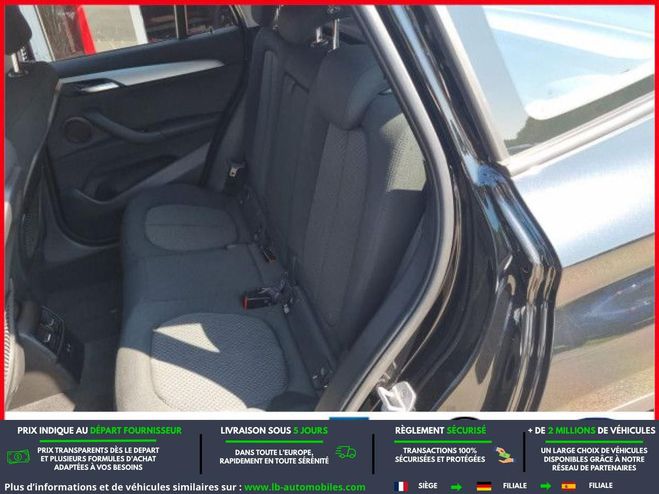 BMW X1 sDrive 20d 190 ch BVA Noir Peinture m�tallis�e de 2020