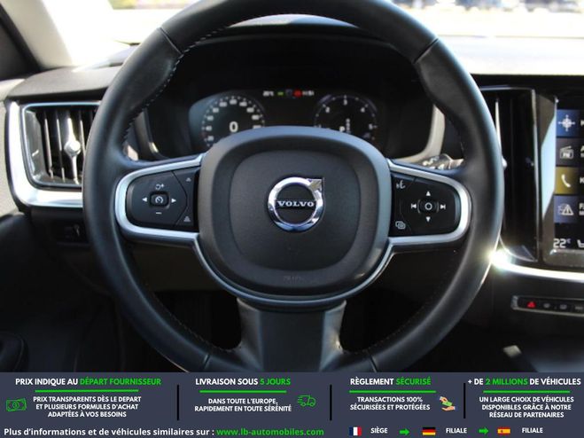 Volvo V60 B4 197 ch BVA Noir Peinture m�tallis�e de 2021