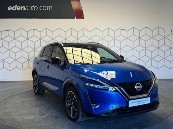 Nissan Qashqai Mild Hybrid 158 ch Xtronic Tekna bleu de 2021