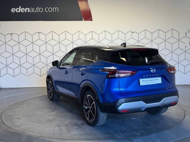 Nissan Qashqai Mild Hybrid 158 ch Xtronic Tekna bleu de 2021