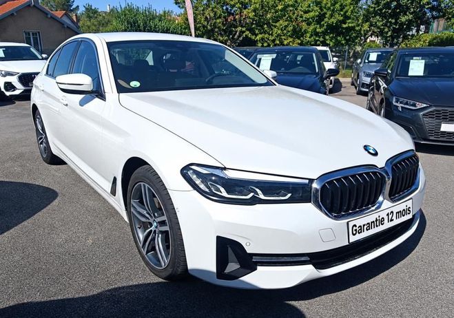 BMW Serie 5 VI (G30) 518dA 150ch Business Design Ste Blanc de 2021