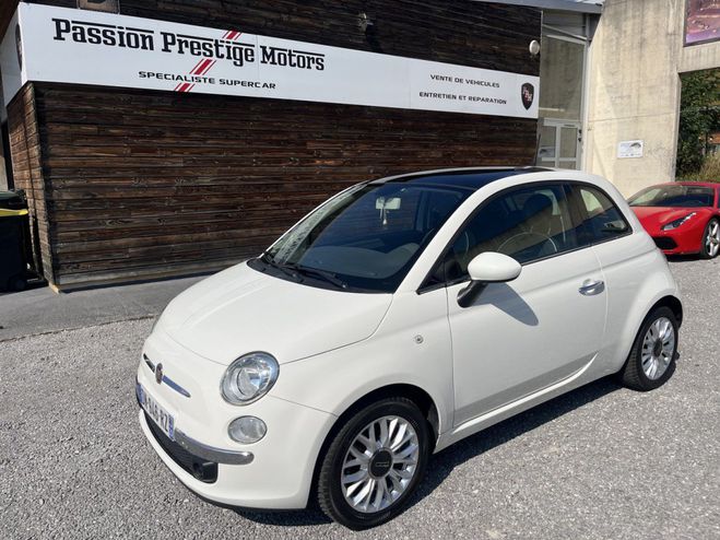 Fiat 500 lounge 1.2L boite m�canique blanc de 2015
