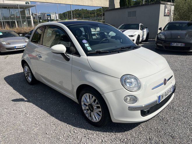Fiat 500 lounge 1.2L boite m�canique blanc de 2015