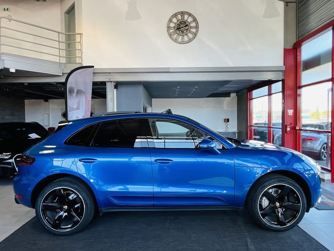 Porsche Macan S DIESEL 3,0 V6 258 4X4 PDK PASM PDLS PC BLEU SAPHIR de 2016