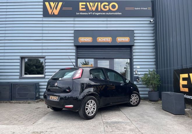 Fiat Punto 1.2 70ch Climatisation, id�ale jeune con Noir de 2014