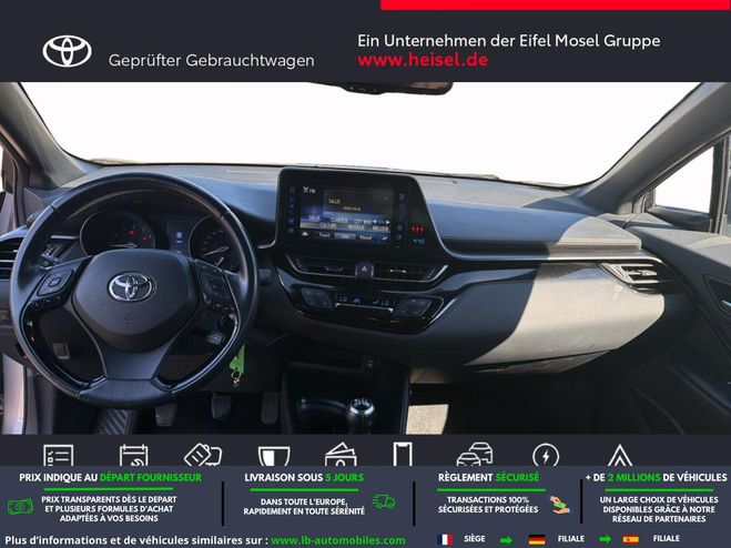 Toyota C HR 1.2T 2WD 116 BVM Argent� M�tallique de 2018