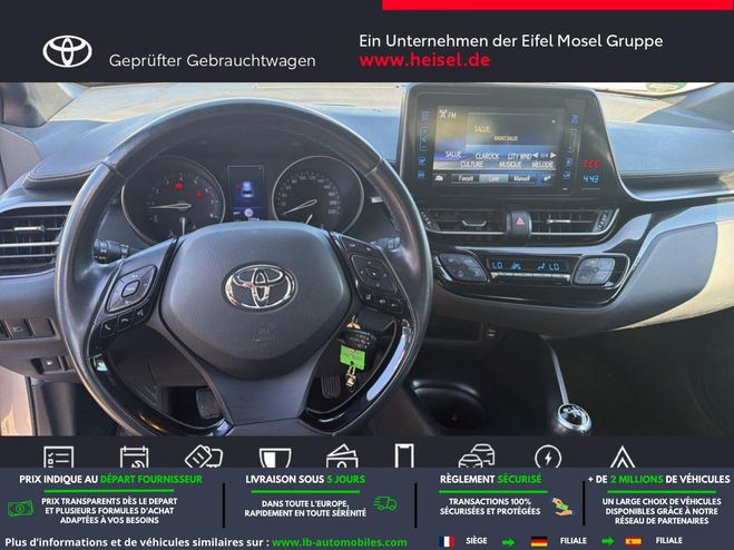 Toyota C HR 1.2T 2WD 116 BVM Argent� M�tallique de 2018