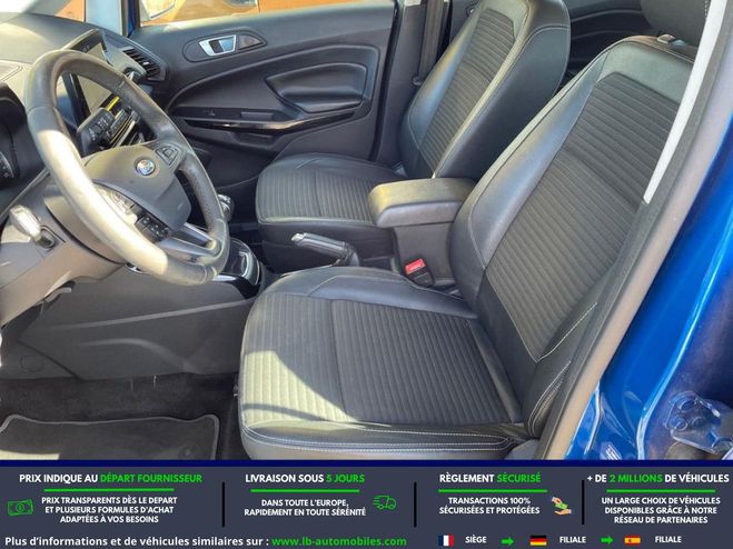 Ford Ecosport 1.0 EcoBoost 140 BVM Bleu M�tallique de 2018