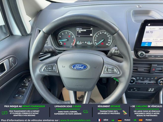 Ford Ecosport 1.0 EcoBoost 125ch BVM Blanc de 2019