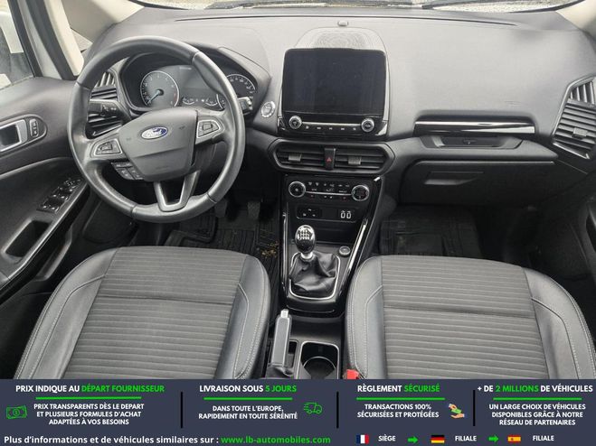 Ford Ecosport 1.0 EcoBoost 125ch BVM Blanc M�tallique de 2018