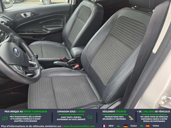 Ford Ecosport 1.0 EcoBoost 125ch BVM Blanc M�tallique de 2018