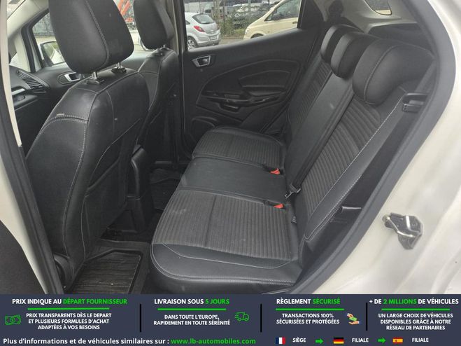 Ford Ecosport 1.0 EcoBoost 125ch BVM Blanc M�tallique de 2018