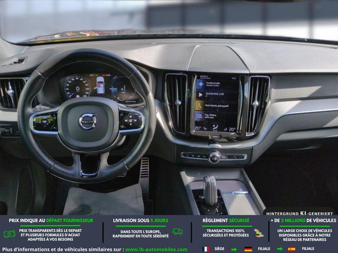 Volvo XC60 T6 AWD 253 ch + 87 ch BVA Gris M�tallique de 2021