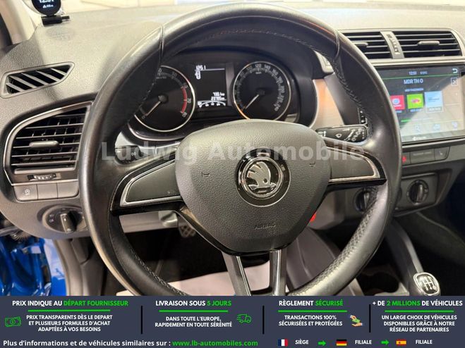 Skoda Fabia 1.0 MPI 75 ch BVM Bleu M�tallique de 2019
