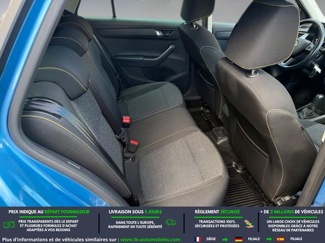 Skoda Fabia 1.0 TSI 110 ch BVA Bleu M�tallique de 2019