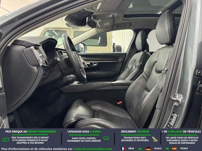 Volvo V90 D5 AWD 235 ch BVA Gris M�tallique de 2017