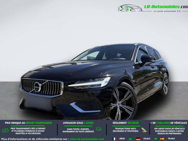 Volvo V60 T6 AWD 253 ch + 145 ch BVA Noir M�tallique de 2020