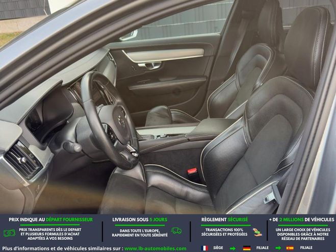 Volvo S90 T6 AWD 320 ch BVA Gris M�tallique de 2017
