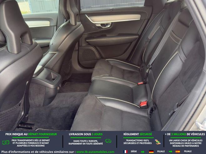 Volvo S90 T6 AWD 320 ch BVA Gris M�tallique de 2017