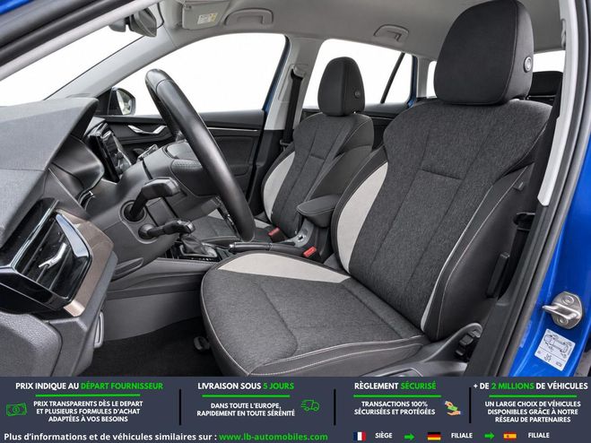 Skoda Scala 1.0 TSI 116 ch BVA Bleu M�tallique de 2021