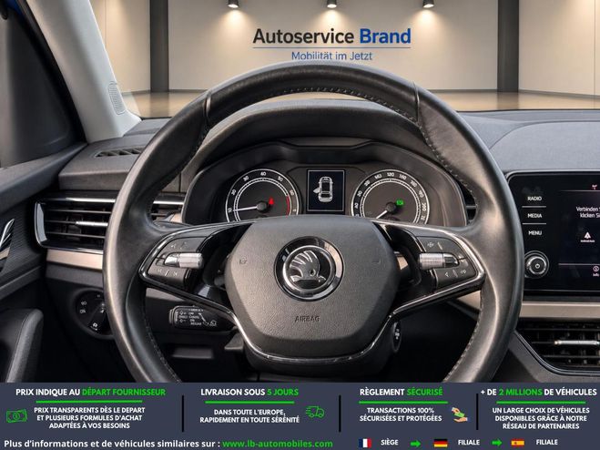 Skoda Scala 1.0 TSI 116 ch BVA Bleu M�tallique de 2021