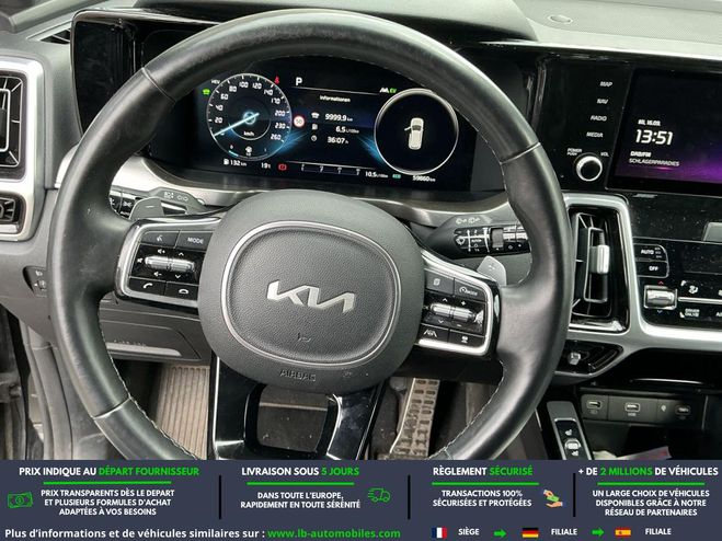 Kia Sorento 1.6 T-GDi Hybride 230 ch 5 pl BVA Noir M�tallique de 2021