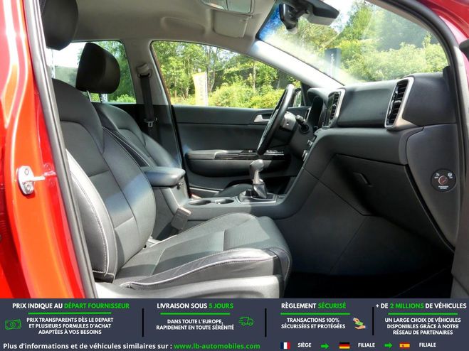 Kia Sportage 1.6 GDi 132 4x2 BVM Rouge M�tallique de 2019