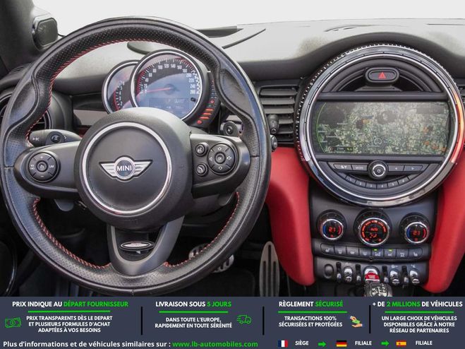 Mini Cabrio 231 ch John  Works BVA Noir M�tallique de 2016