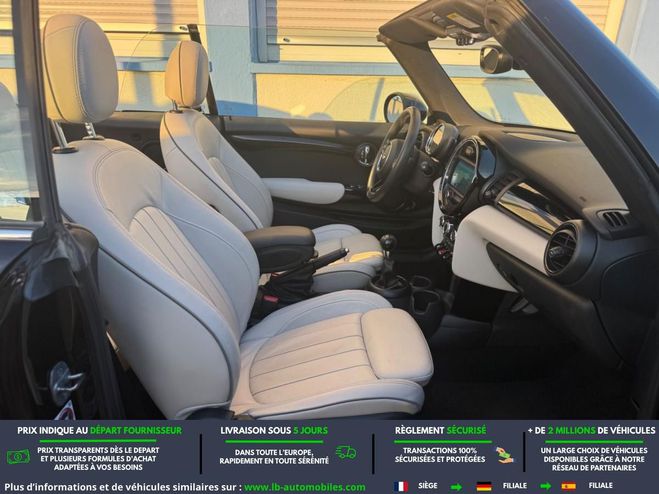 Mini Cabrio 136 ch BVM Noir M�tallique de 2016