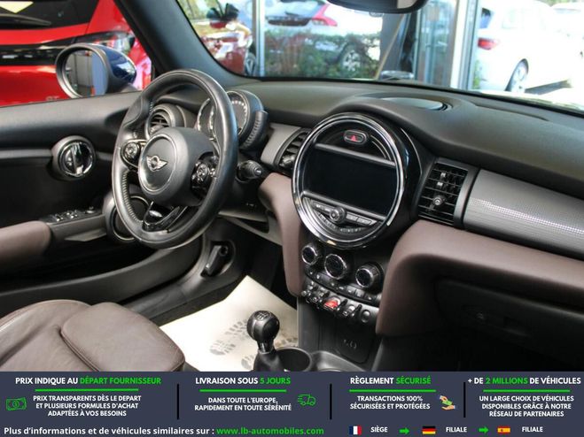 Mini Cabrio 136 ch BVM Bleu M�tallique de 2016