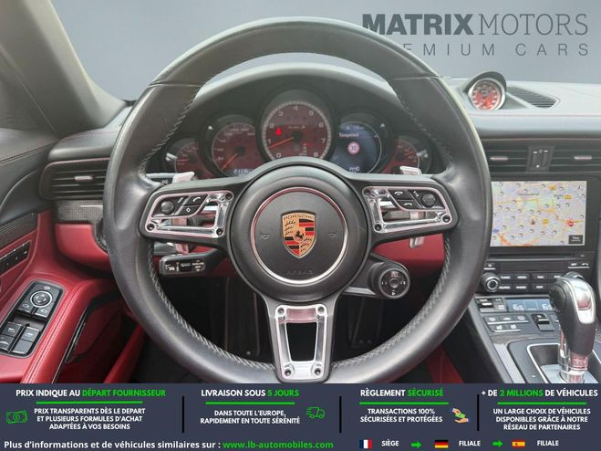 Porsche 911 Turbo S 3.8i 580 Noir M�tallique de 2017