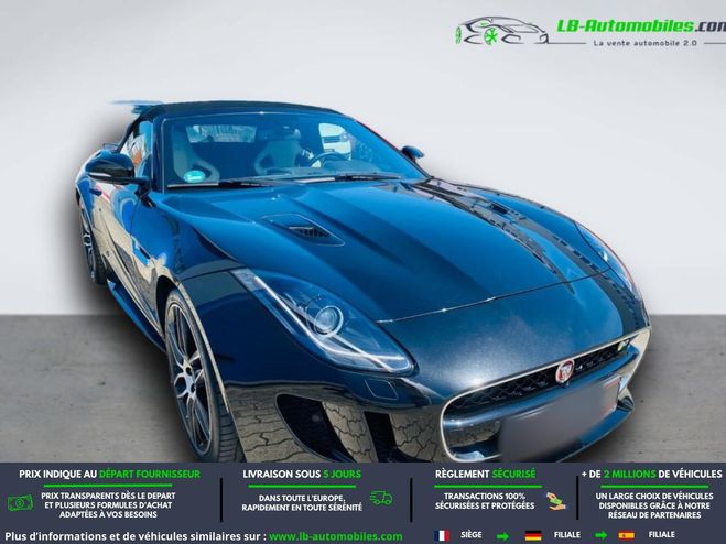 Jaguar F-Type Cabriolet V6 5L  550 ch BVA AWD Noir M�tallique de 2015