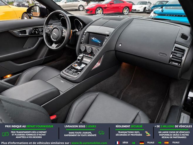 Jaguar F-Type Cabriolet V8 R 5.0 550 BVA Noir M�tallique de 2015