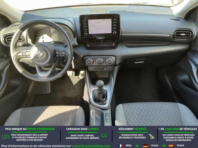 Toyota Yaris 70 VVT-i BVM Blanc de 2021