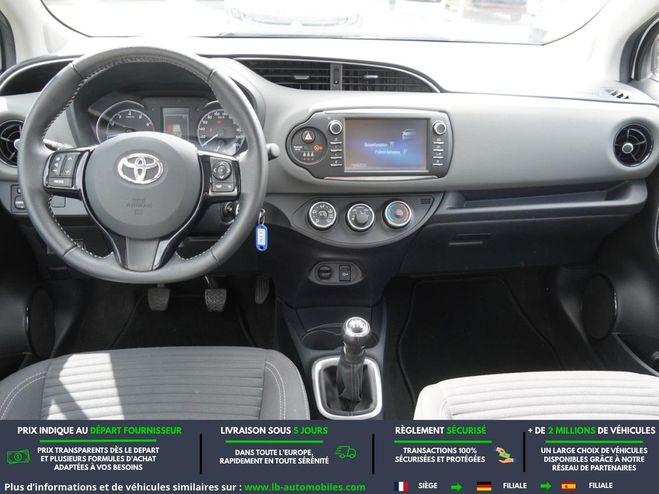 Toyota Yaris 70 VVT-i BVM Blanc de 2020