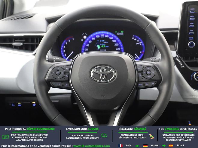 Toyota Corolla Hybride 122 ch BVA Blanc de 2019
