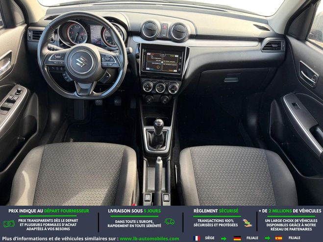 Suzuki Swift 1.2 Dualjet Hybrid BVM 83 ch Gris M�tallique de 2021