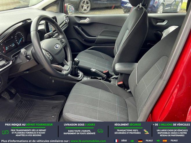 Ford Fiesta 1.1 85 ch BVM Rouge M�tallique de 2018