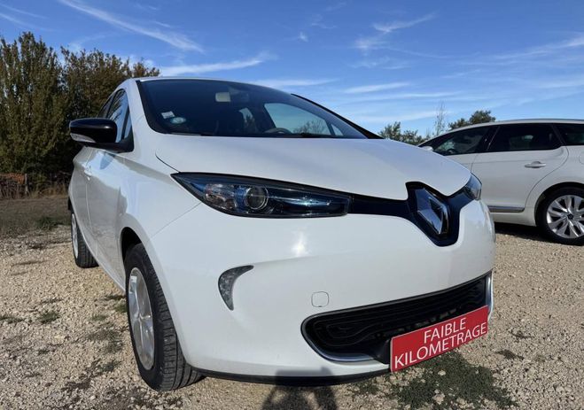 Renault Zoe 88 cv Bo�te automatique & 50300 kms batt Blanc de 2016