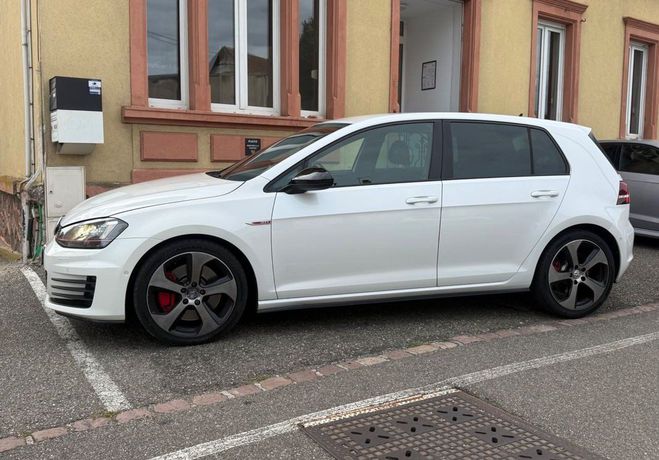 Volkswagen Golf 7 gti 230 performance dsg interieur cuir Blanc de 2013