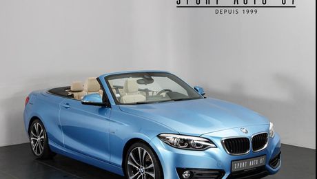 BMW Serie 2 230 I CABRIOLET SPORT LINE 2.0L Turbo 2018 d'occasion a Geispolsheim (67)
