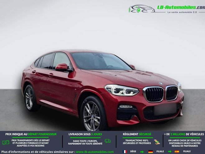 BMW X4 xDrive30i 252 ch BVA Rouge M�tallique de 2019