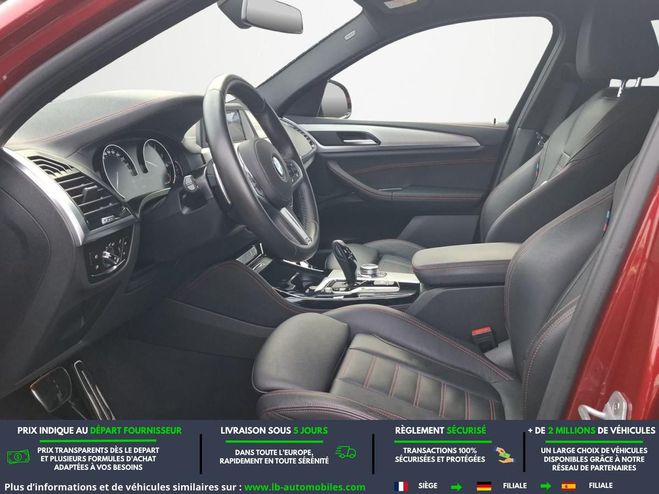 BMW X4 xDrive30i 252 ch BVA Rouge M�tallique de 2019
