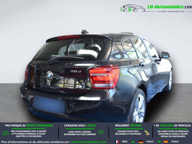 BMW Serie 1 118d 143CH BVA Noir M�tallique de 2014