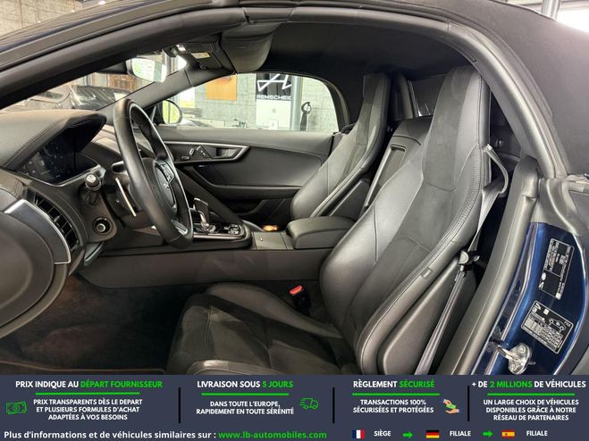 Jaguar F-Type Cabriolet 2L 300 ch BVA Bleu M�tallique de 2020