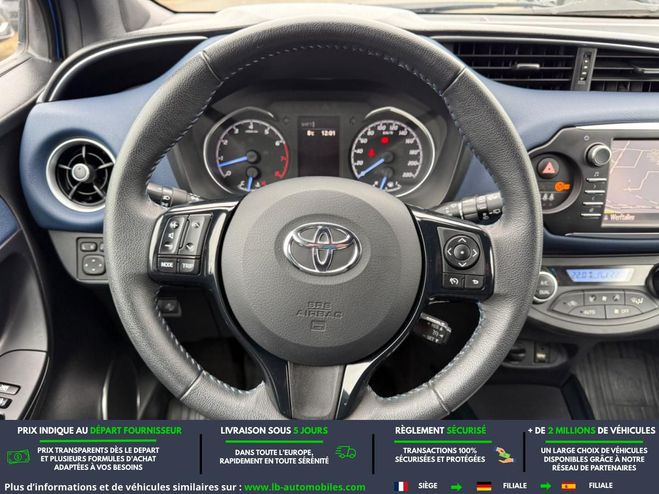 Toyota Yaris 110 VVT-i BVM Bleu M�tallique de 2019